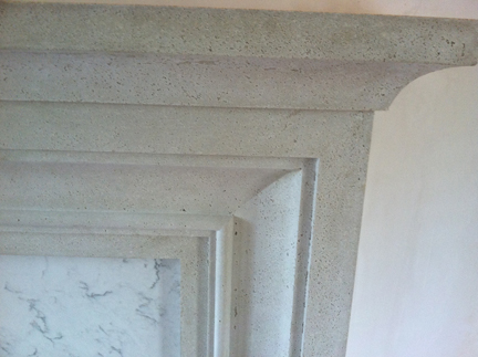fireplace cast stone fireplace redesign