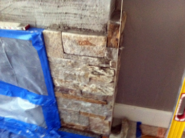 Boston Fireplace Living room design Painted fireplace update
