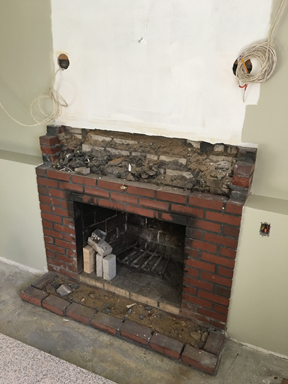 Stoneham MA fireplace facelift fireplace makeover