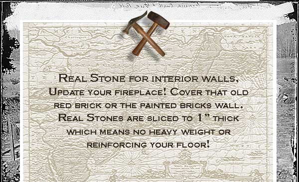 Real Stone Inside walls